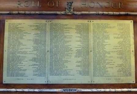 BellahoustonAcademyWW1Memorial