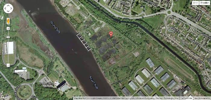 Map of the OKP Oil fuel Depot