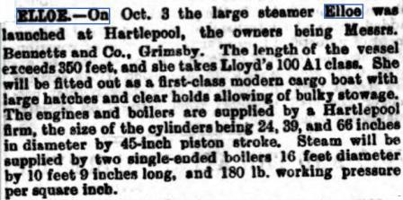 4 10 1906 Lloyds List ISLE OF JURA